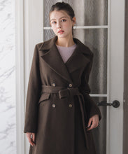 画像をギャラリービューアに読み込む, 【WEB限定予約販売/12月中旬発売予定】ダブルボタンAラインコート/MM548605
