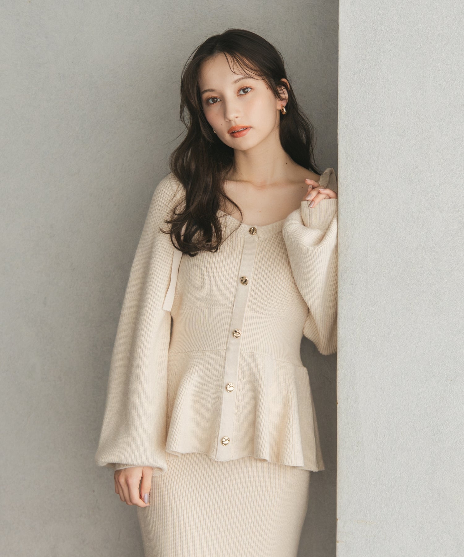 ペプラムニットスカートセット/TT547407 – MISCH MASCH|31 Sons de mode