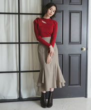 画像をギャラリービューアに読み込む, サイド切替マーメイドスカート/TT547213
