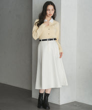 画像をギャラリービューアに読み込む, ベルト付きミディフレアスカート/TT547209
