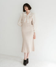 画像をギャラリービューアに読み込む, ボウタイツイードドッキンクグワンピース/TT547408
