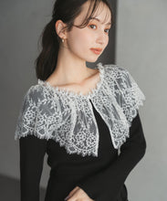 画像をギャラリービューアに読み込む, ビックレース衿マーメイドワンピース/TT547410
