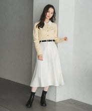 画像をギャラリービューアに読み込む, ベルト付きミディフレアスカート/TT547209

