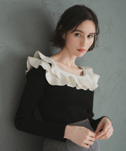 画像をギャラリービューアに読み込む, 【再入荷】フリルカラーニット/TT538311

