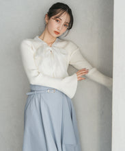 画像をギャラリービューアに読み込む, シアーボウタイリブニット/TT548319
