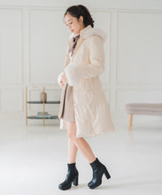 画像をギャラリービューアに読み込む, スタンドネックフードロングダウン/MM548602
