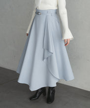 画像をギャラリービューアに読み込む, ベルト付きアシメフレアスカート/TT547216
