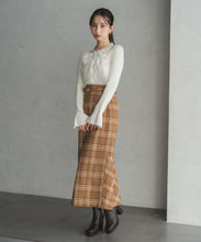 画像をギャラリービューアに読み込む, チェック柄ストレートスカート/TT547210
