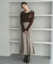 画像をギャラリービューアに読み込む, ウィンターレースアップマーメイドスカート/TT547205
