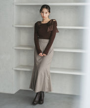 画像をギャラリービューアに読み込む, ウィンターレースアップマーメイドスカート/TT547205
