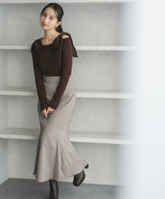 画像をギャラリービューアに読み込む, 肩リボンシアーニット/TT548304
