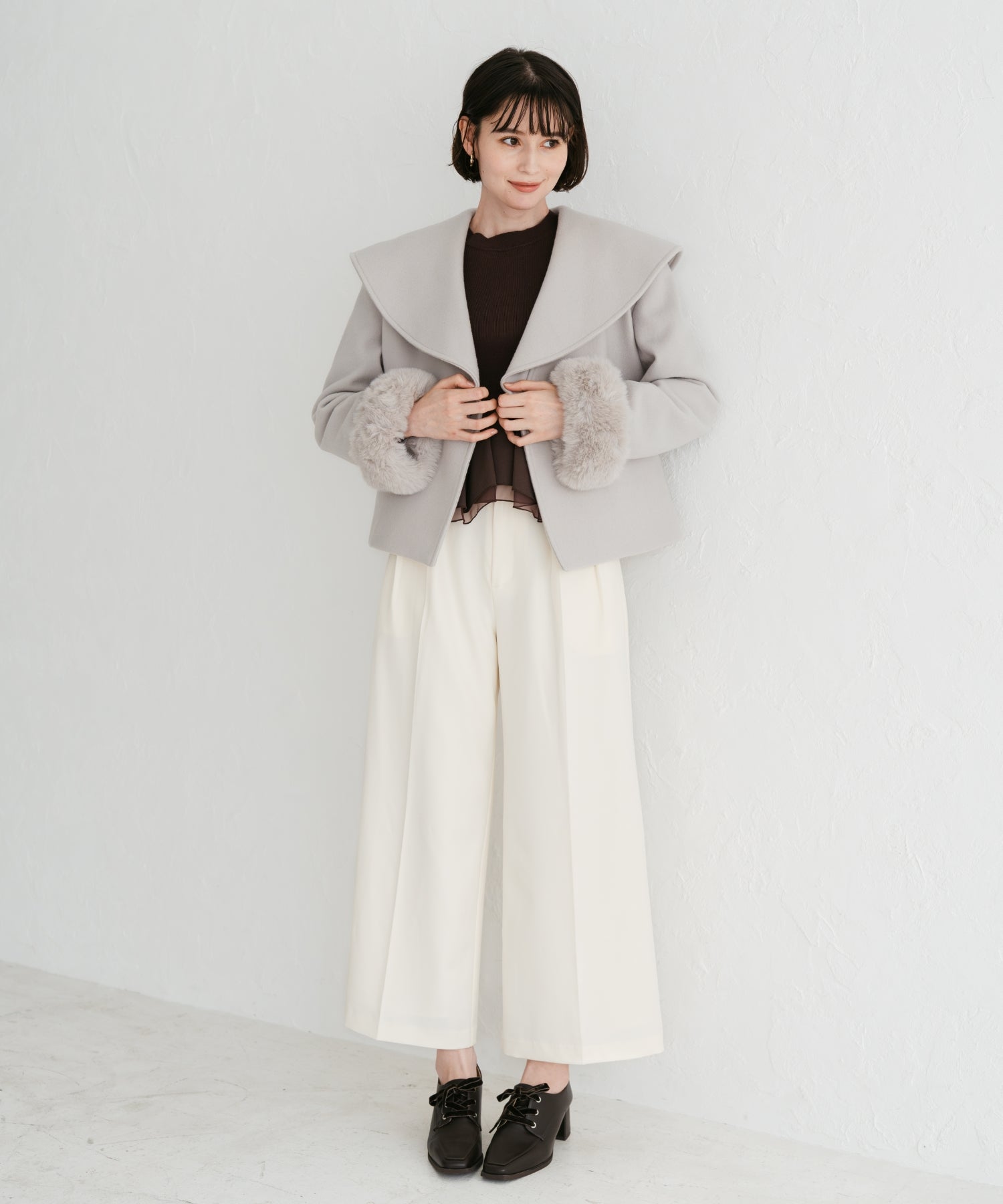 ビッグカラーショートコート/TT548603 – MISCH MASCH|31 Sons de mode