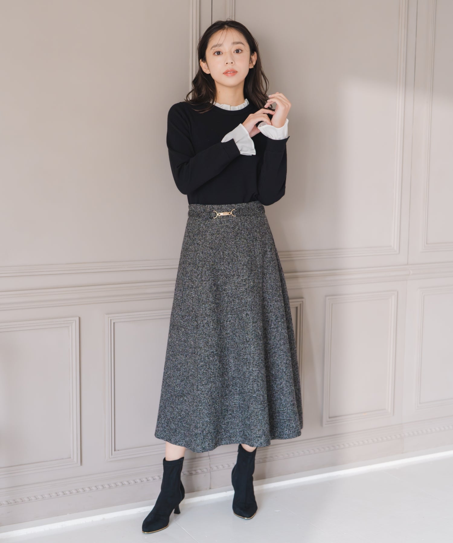 ビット付きベルトフレアスカート/MM547223 – MISCH MASCH|31 Sons de mode