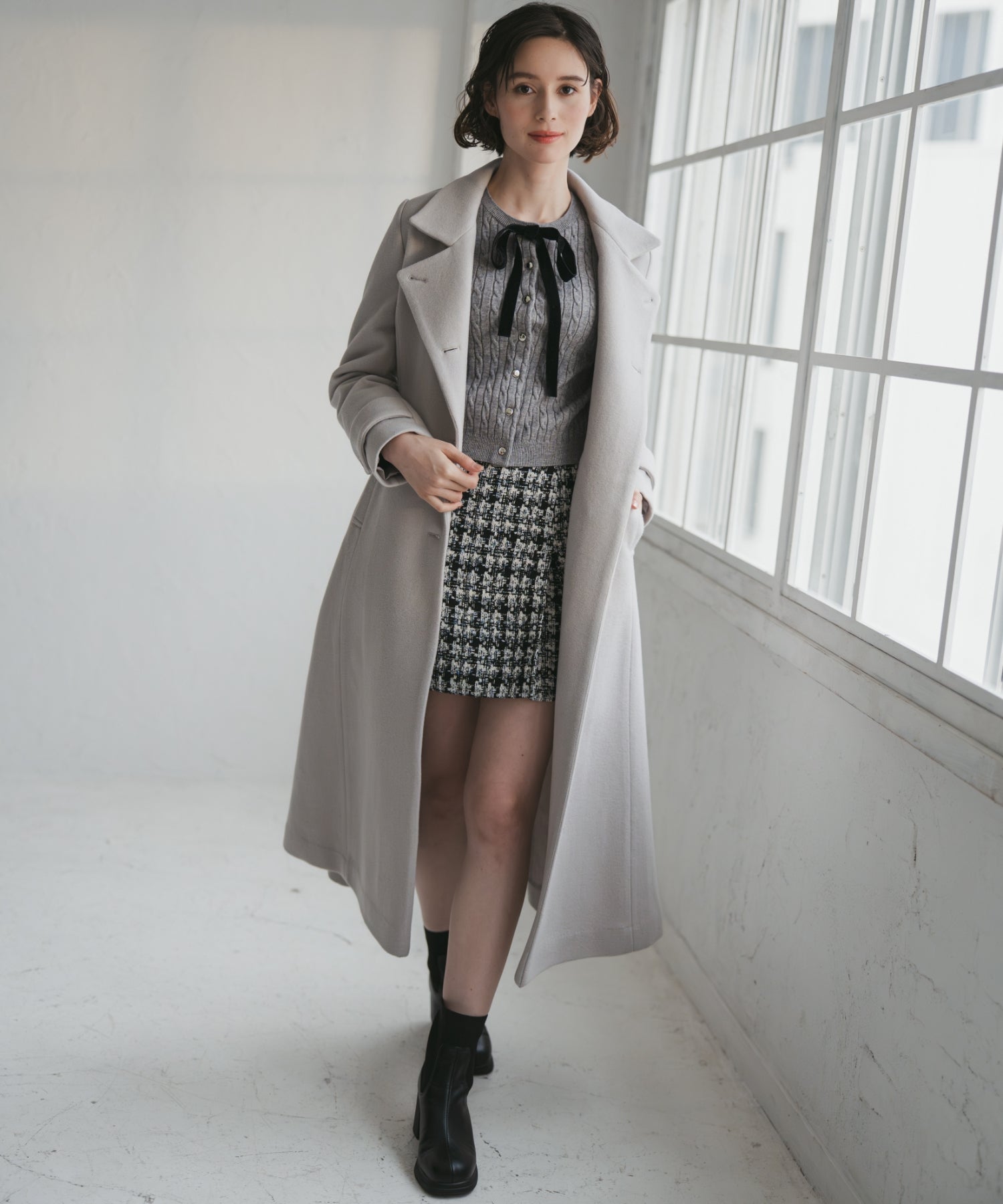 スタンドカラーロングコート/TT548605 – MISCH MASCH|31 Sons de mode