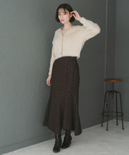 画像をギャラリービューアに読み込む, Vネックシャギーカーディガン/TT548406
