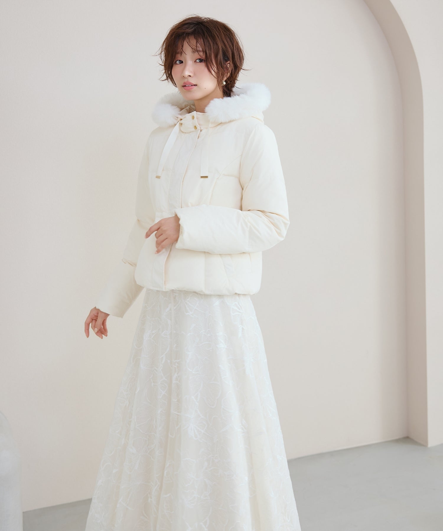 グログランリボンフードショートダウン/MM548601 – MISCH MASCH|31