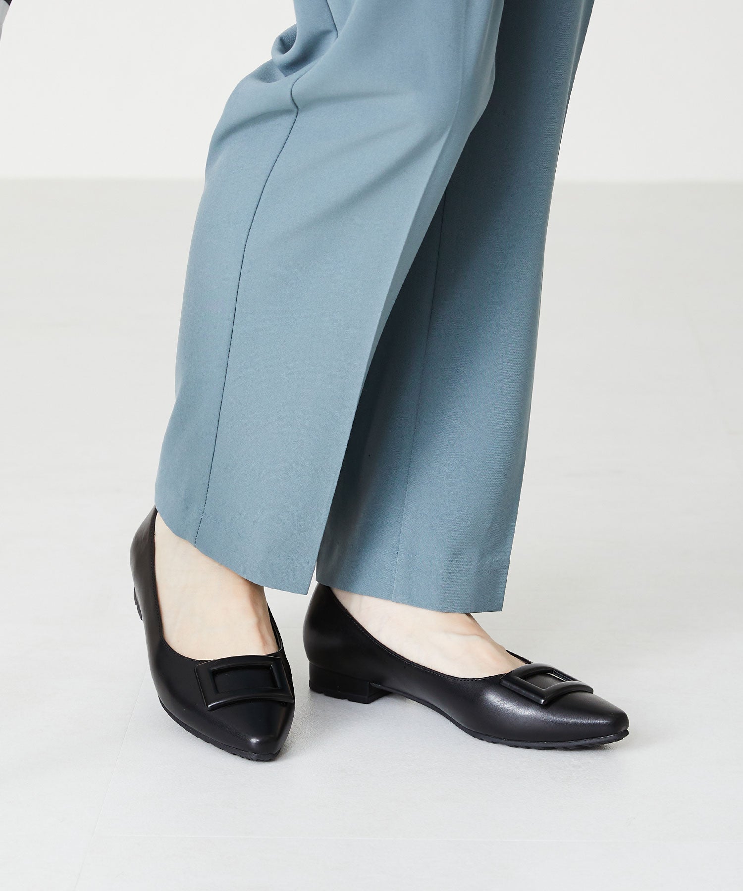 スクエアバックルレインパンプス/R-1019 – MISCH MASCH|31 Sons de mode