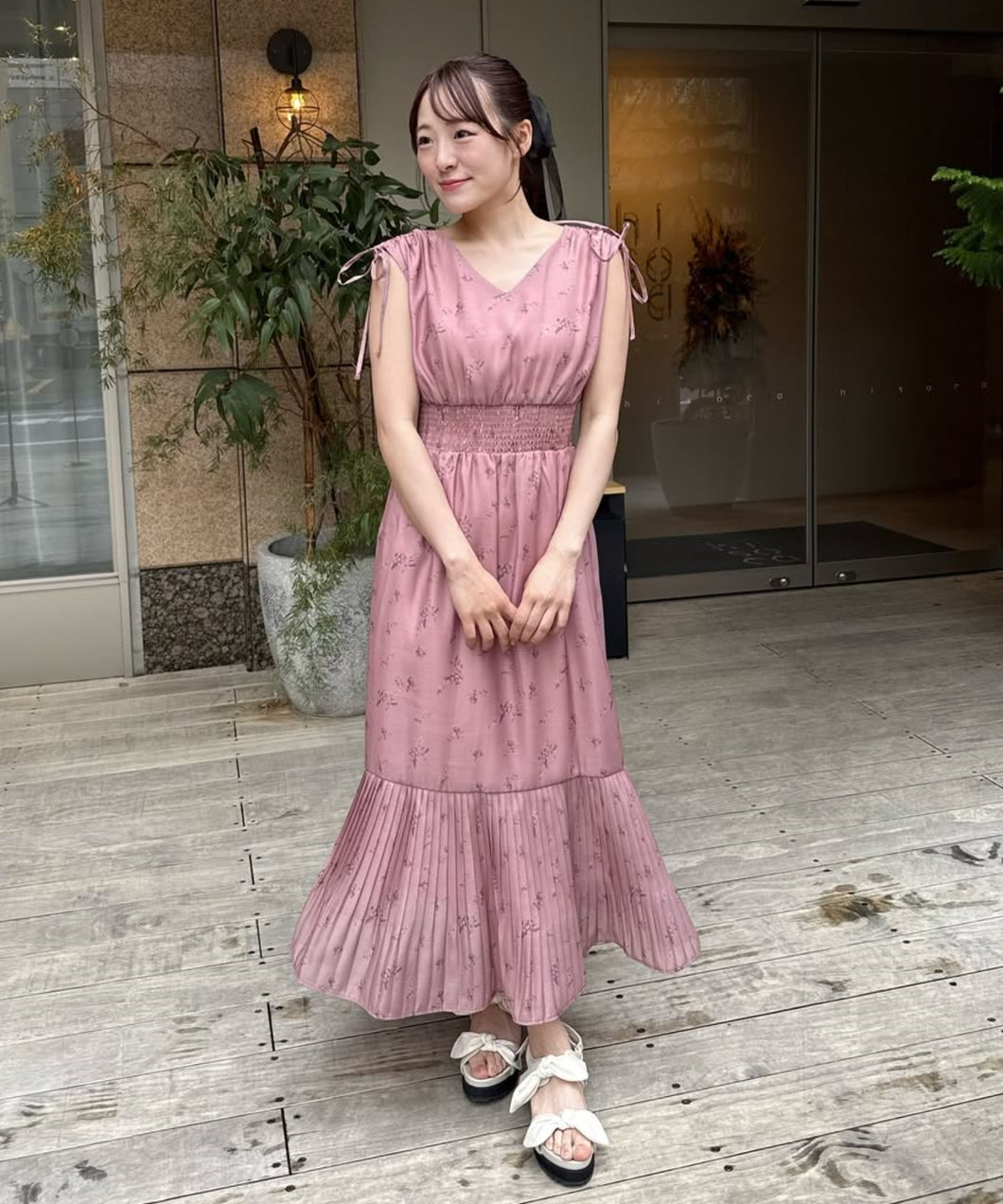 フラワープリーツワンピース 花柄プリントプリーツワンピース/TT517420 – MISCH MASCH|31