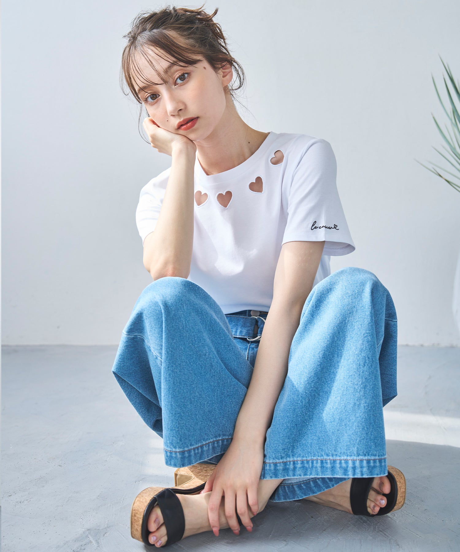 ハートカットワークTシャツ/TT518213 – MISCH MASCH|31 Sons de mode