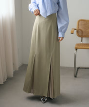 画像をギャラリービューアに読み込む, 異素材プリーツマーメイドスカート/TT527203
