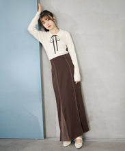 画像をギャラリービューアに読み込む, 異素材プリーツマーメイドスカート/TT527203
