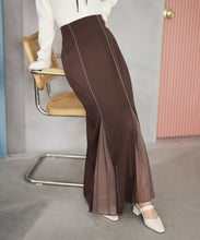 画像をギャラリービューアに読み込む, 異素材プリーツマーメイドスカート/TT527203
