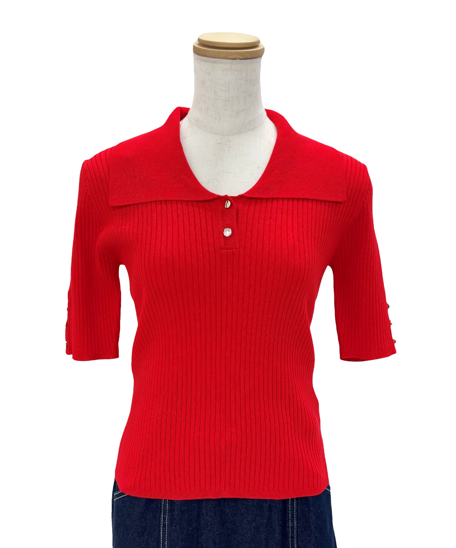 m*i/u m*i/u セーラー襟 半袖ニット セーラーカラー半袖ニット/TT528302 – MISCH MASCH|31 Sons de mode