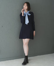 画像をギャラリービューアに読み込む, 襟付きミニニットワンピース/TT547406
