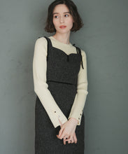 画像をギャラリービューアに読み込む, 【予約販売/11月中旬発売予定】ツイードレーストリミングジャンスカ/TT547417
