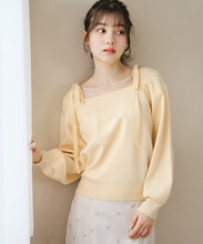 画像をギャラリービューアに読み込む, オフショルダーニット/TT548314
