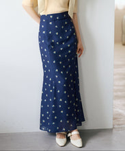 画像をギャラリービューアに読み込む, ドット×フラワーマーメイドスカート/TT617206
