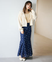 画像をギャラリービューアに読み込む, ドット×フラワーマーメイドスカート/TT617206

