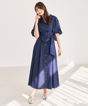 画像をギャラリービューアに読み込む, パフスリーブシャツワンピース/TT617402
