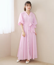 画像をギャラリービューアに読み込む, パフスリーブシャツワンピース/TT617402
