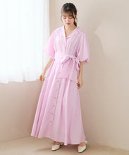 画像をギャラリービューアに読み込む, パフスリーブシャツワンピース/TT617402
