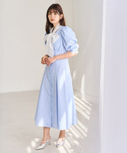 画像をギャラリービューアに読み込む, シアーボウタイ付きシャツワンピース/TT617407
