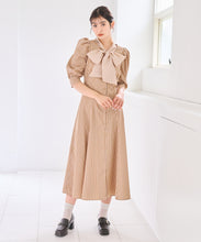 画像をギャラリービューアに読み込む, シアーボウタイ付きシャツワンピース/TT617407
