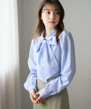 画像をギャラリービューアに読み込む, ボウタイ衿シャツブラウス/TT618102
