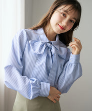 画像をギャラリービューアに読み込む, ボウタイ衿シャツブラウス/TT618102
