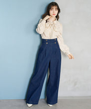 画像をギャラリービューアに読み込む, ボウタイ衿シャツブラウス/TT618102
