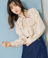画像をギャラリービューアに読み込む, ボウタイ衿シャツブラウス/TT618102

