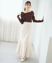 画像をギャラリービューアに読み込む, アシメリボンニットプルオーバー/TT618301
