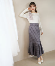 画像をギャラリービューアに読み込む, アシメリボンニットプルオーバー/TT618301
