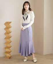 画像をギャラリービューアに読み込む, スカーフ付きスクエアニット/TT618303
