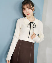 画像をギャラリービューアに読み込む, 襟フリルニット/TT618304
