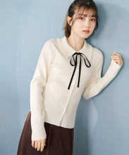 画像をギャラリービューアに読み込む, 襟フリルニット/TT618304
