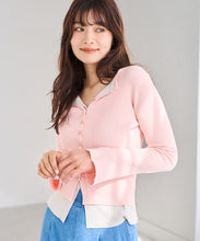 画像をギャラリービューアに読み込む, レイヤードカラーニット/TT618308
