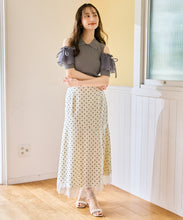 画像をギャラリービューアに読み込む, アシメレーストリムスカート/TT627202
