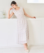 画像をギャラリービューアに読み込む, 【予約販売/4月中旬発売予定】花柄ノースリーブワンピース/TT627405
