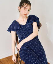 画像をギャラリービューアに読み込む, バックリボンギャザーワンピース/TT627406
